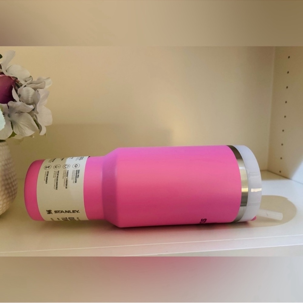 🎉LAST CHANCE🎉Stanley‎ 40oz. Quencher H2.0 FlowState Tumbler Peony - Picture 3 of 8